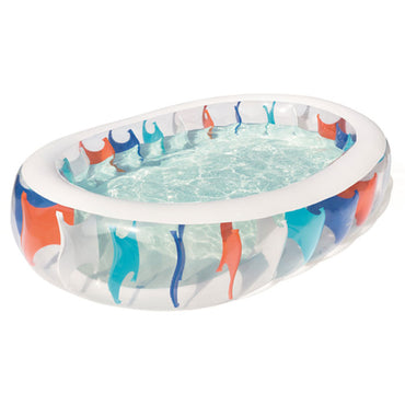 BESTWAY Family Paddling Pool For Kids 7ft 6in x 5ft x 1ft 8in